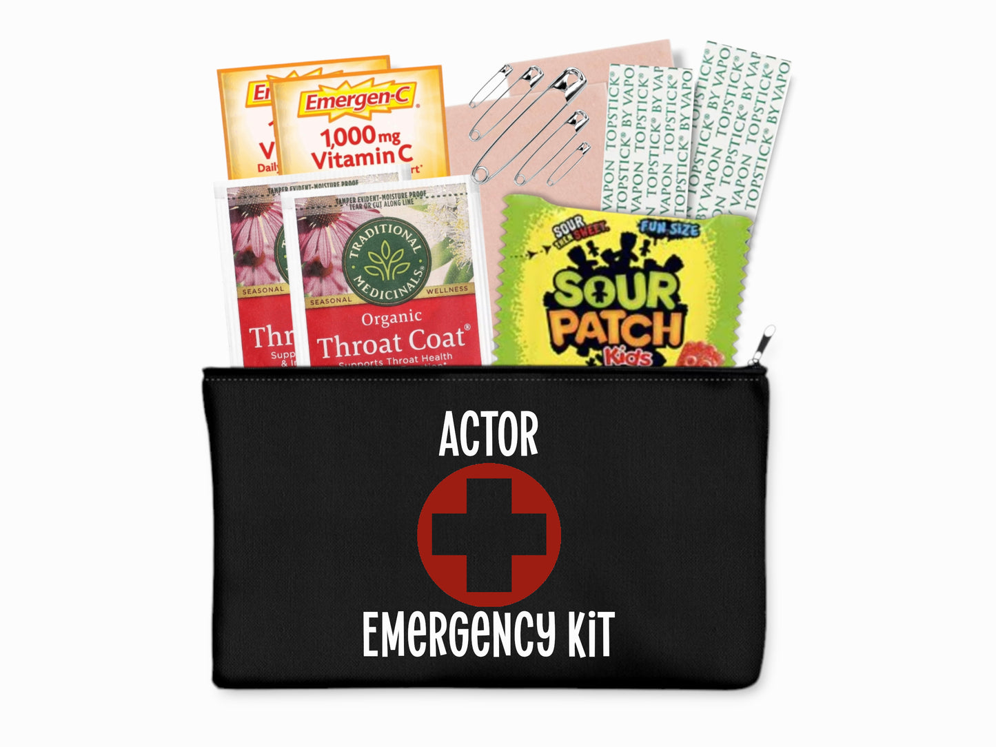Zippered Pouch Actor Emergency Kit