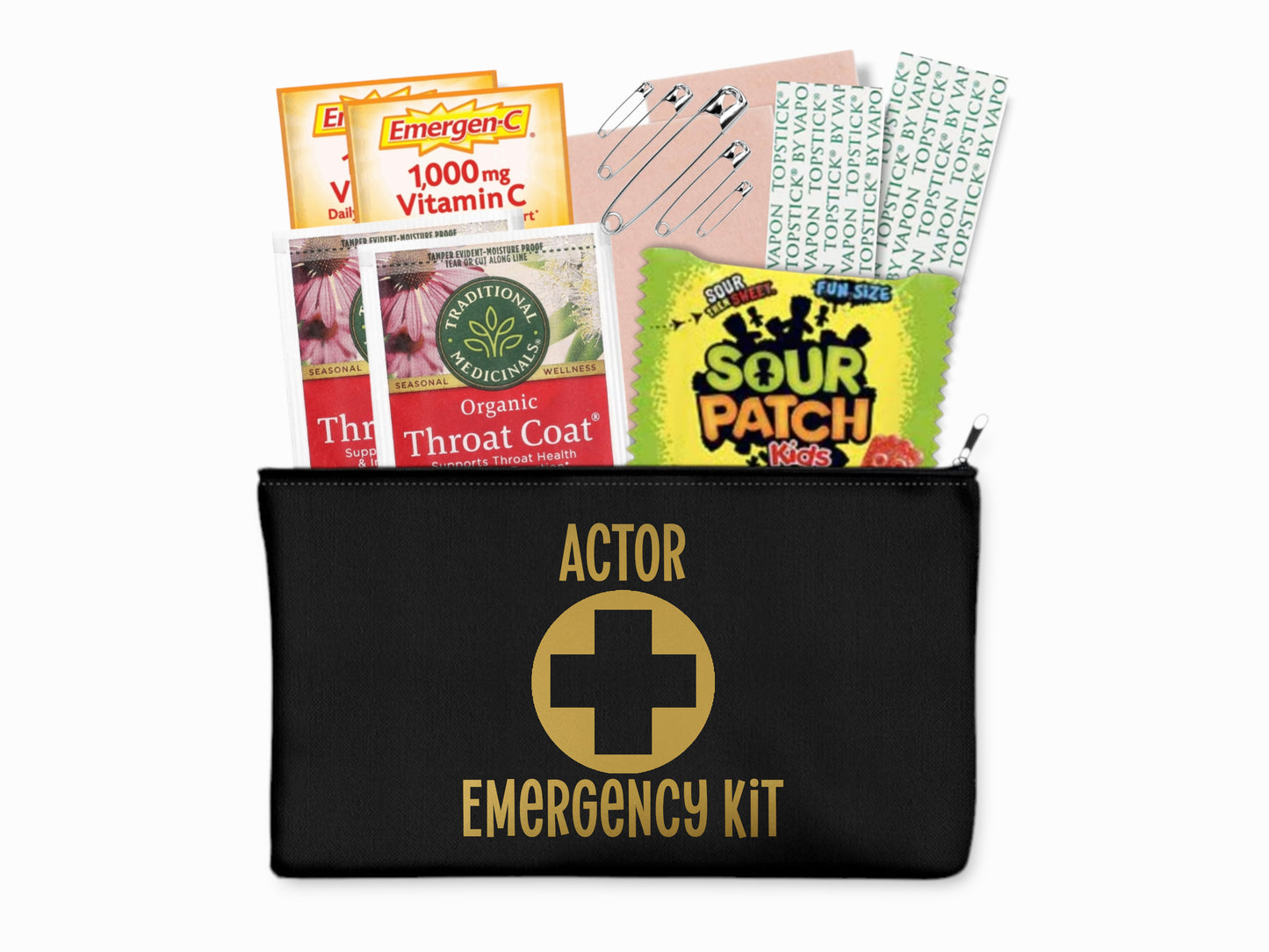 Zippered Pouch Actor Emergency Kit