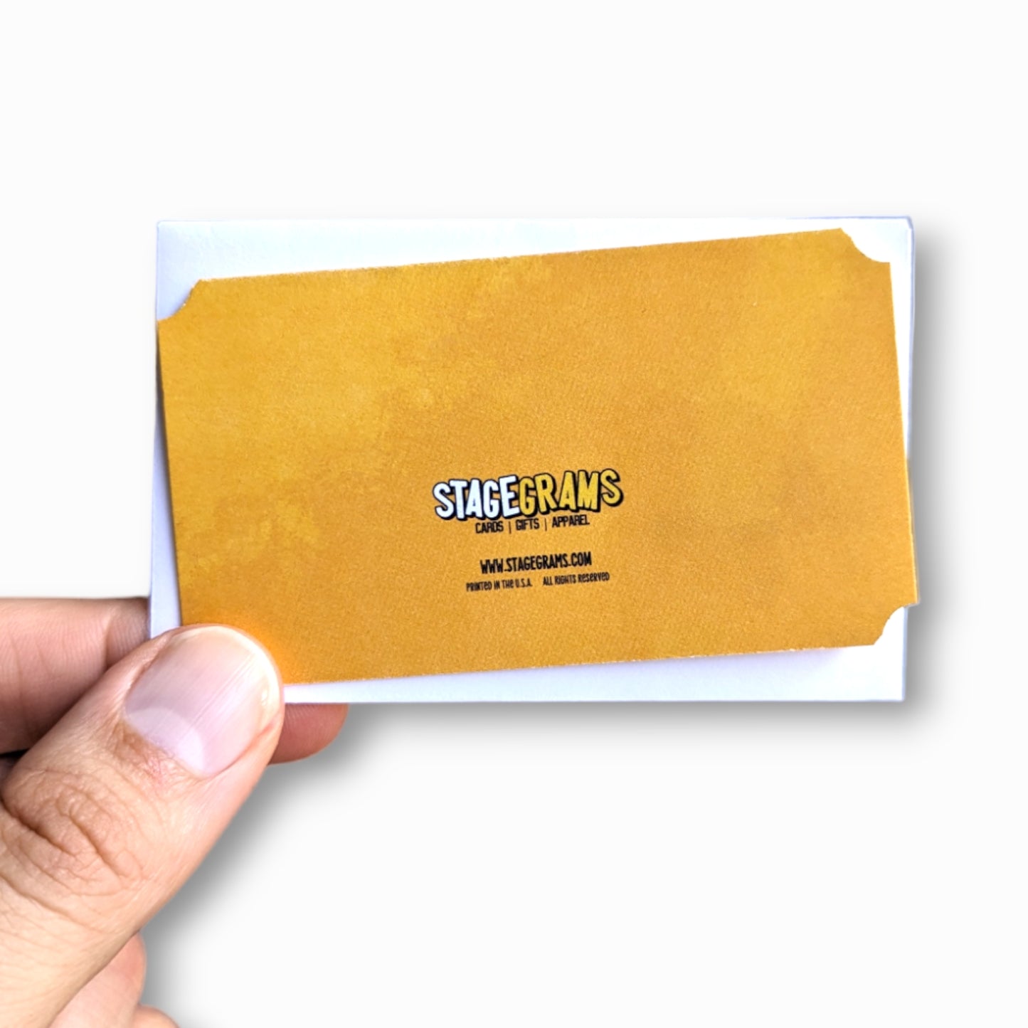 3.5" Mini Ticket Stub Keepsake