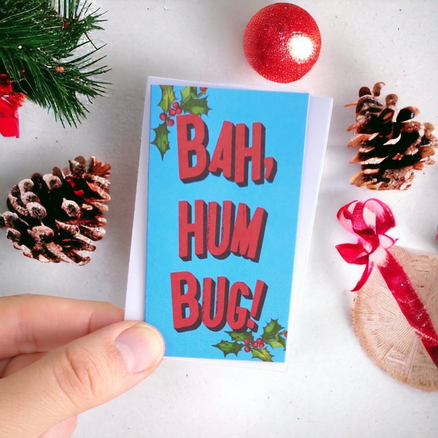 3.5" Mini Bah Hum Bug Holiday