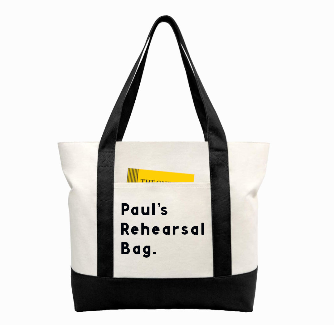 Personalized Rehearsal Bag