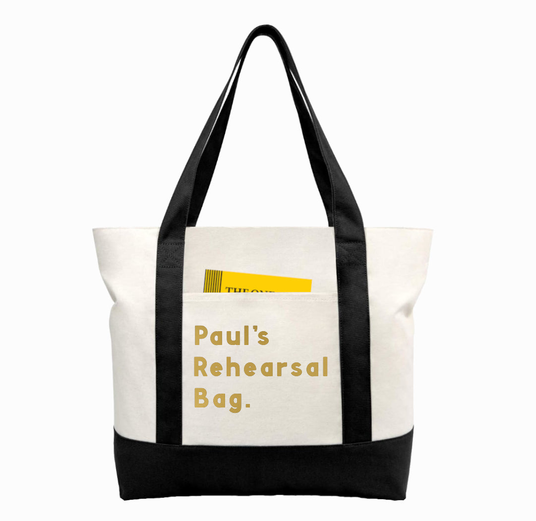 Personalized Rehearsal Bag