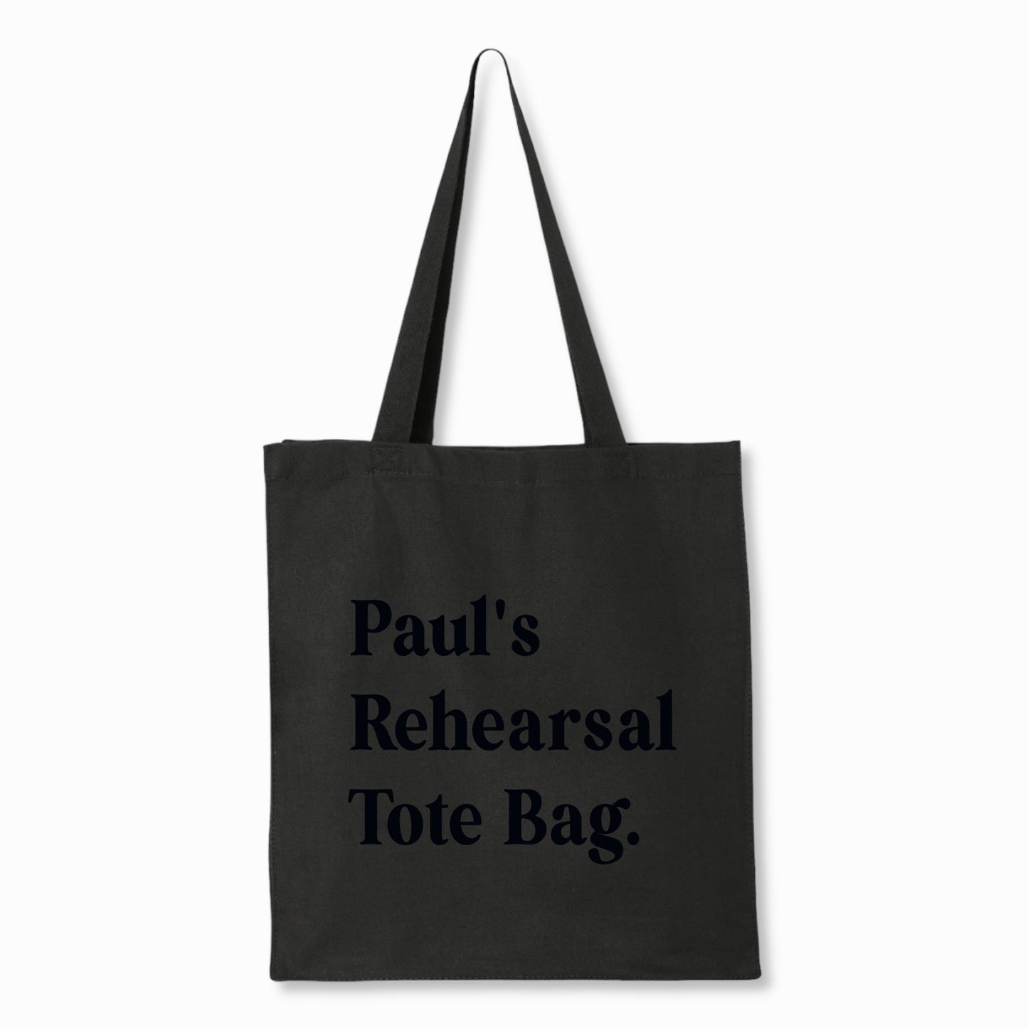 Personalized Rehearsal Tote Bag
