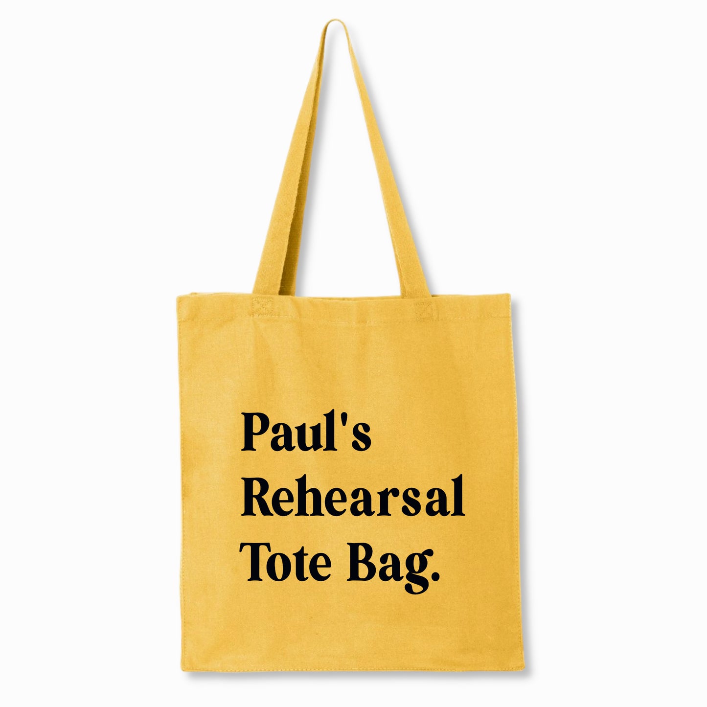 Personalized Rehearsal Tote Bag