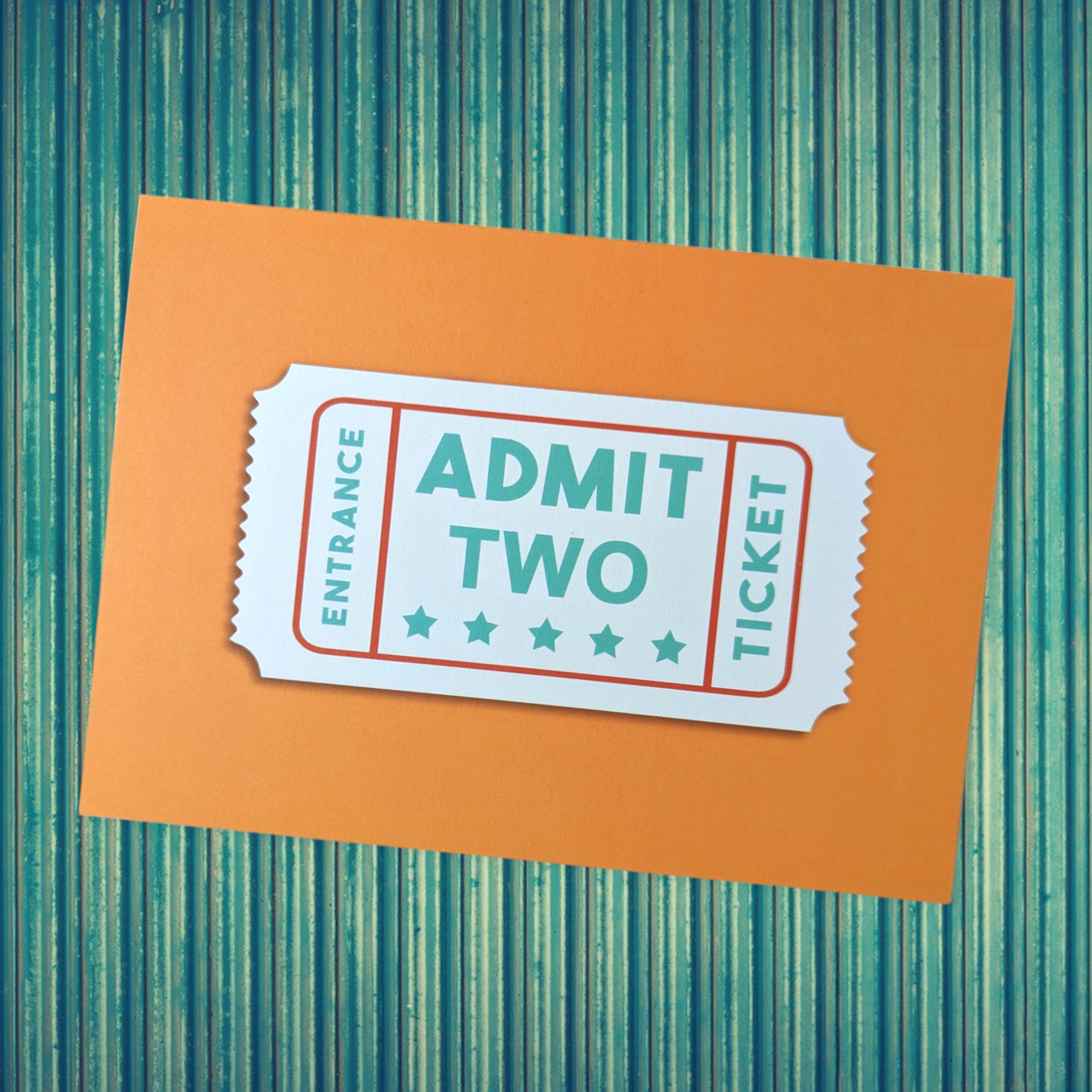 admit two ticket template