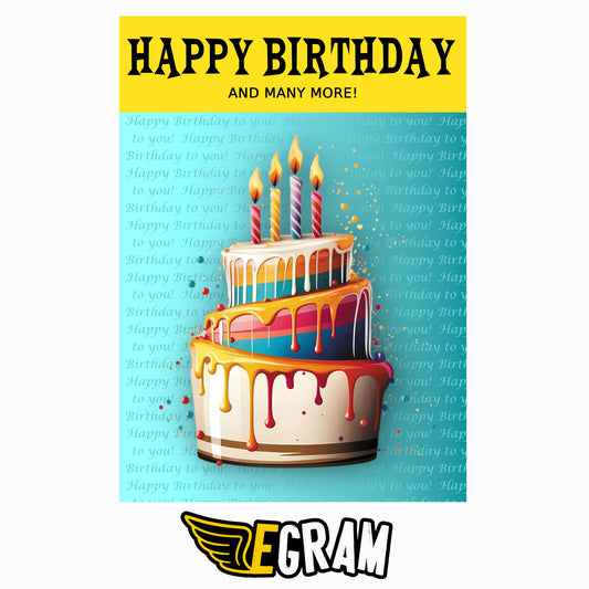 Showbill Birthday (Bulk eCard)