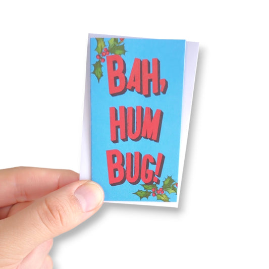 3.5" Mini Bah Hum Bug Holiday
