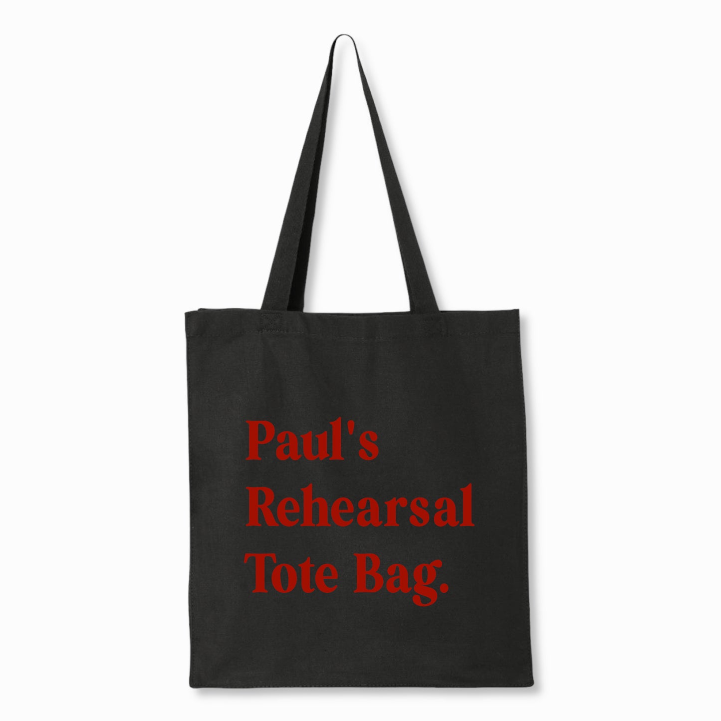 Personalized Rehearsal Tote Bag