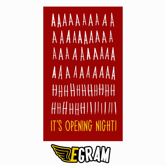 Opening Night Jitters (Bulk eCard)