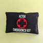 Zippered Pouch Actor Emergency Kit