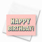 Sparkling Blush Birthday Card